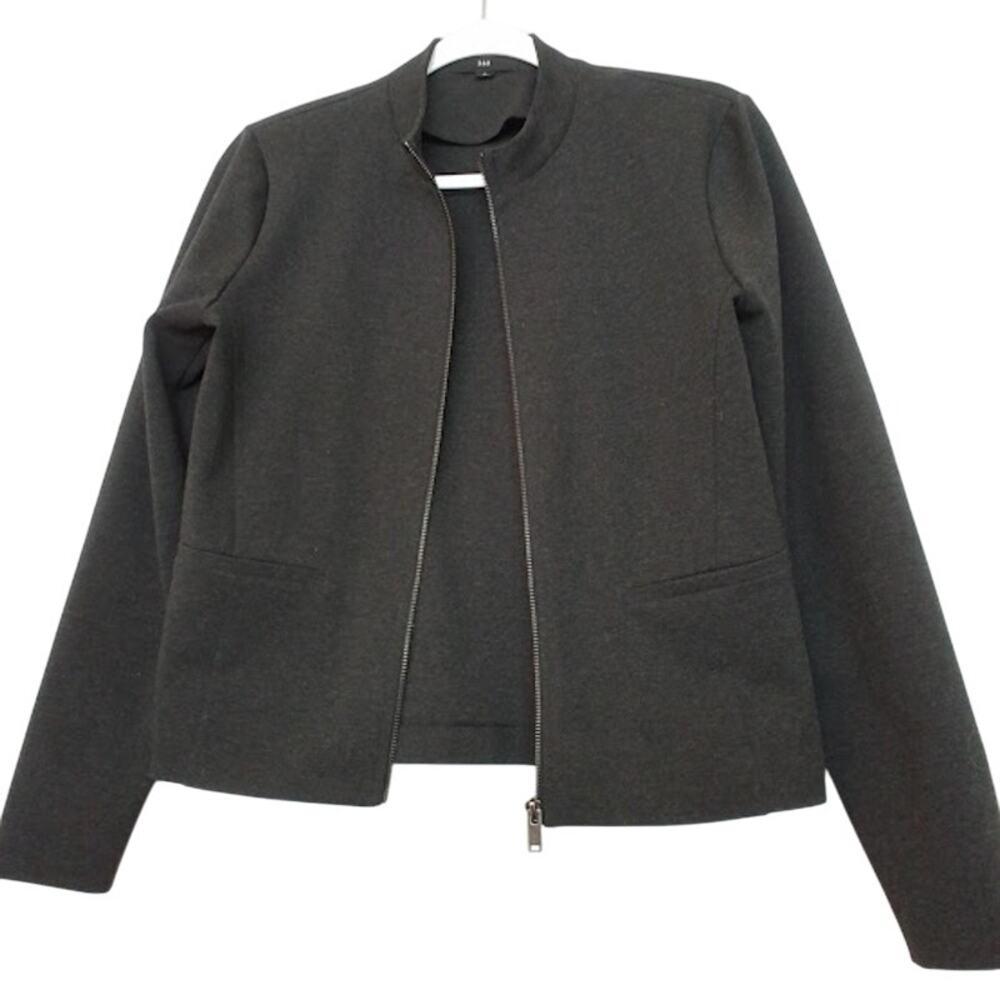 J.Crew 365 Gray Zip Front Jacket Women’s Size 6